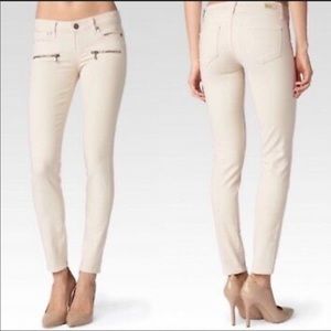 Cream-colored Paige Jeans